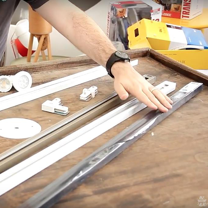 trilhos de iluminação