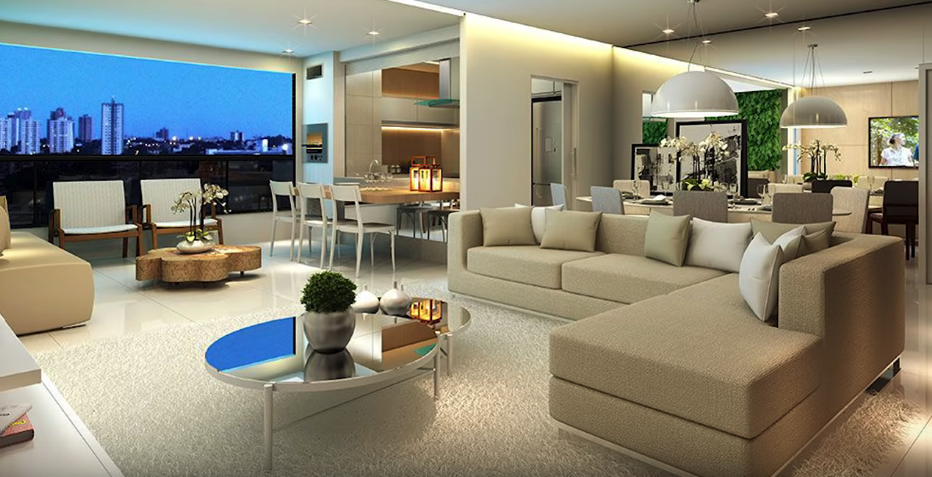 Apartamento iluminado