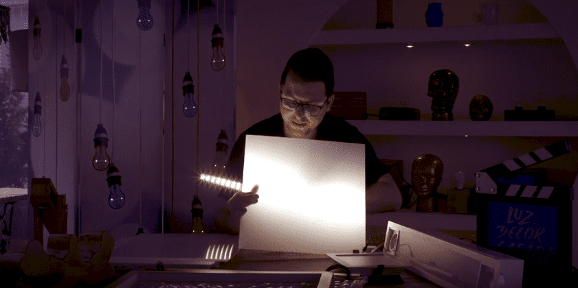 Difusor na iluminação