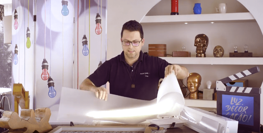 Difusor na iluminação