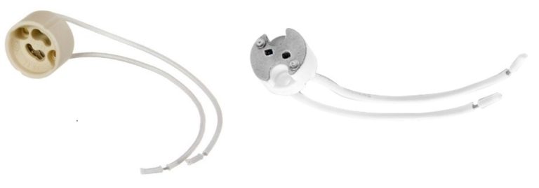 Soquete GU10 e GU 5,3