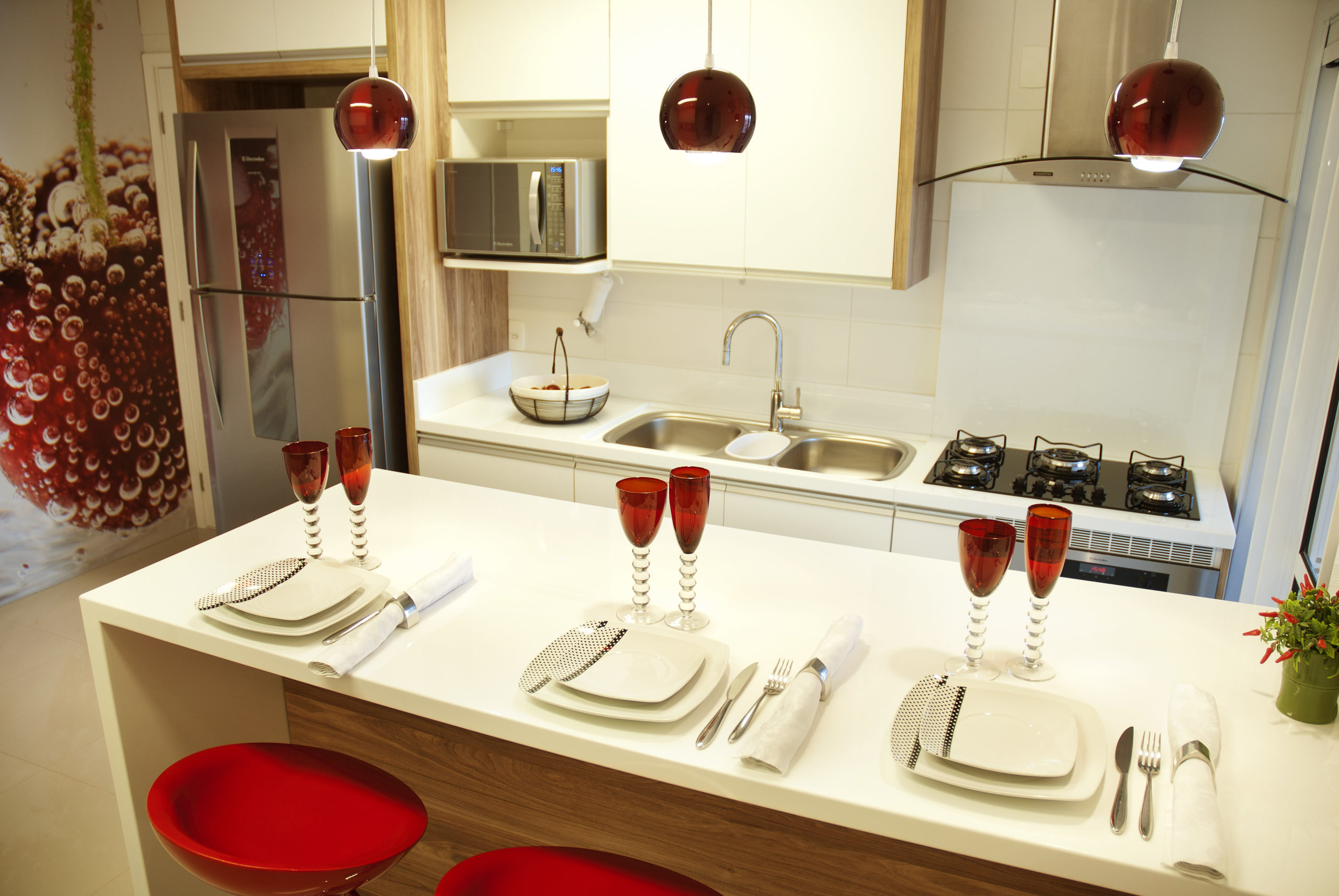 Iluminação para cozinhas