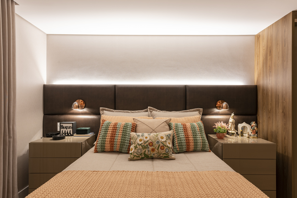iluminação para quarto de casal