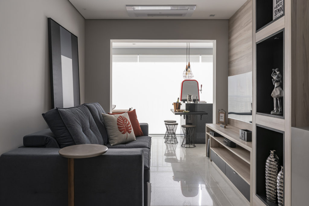 como iluminar sala de estar