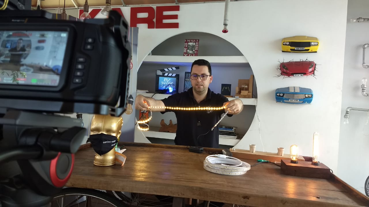 Fita de LED para armário e cabeceira