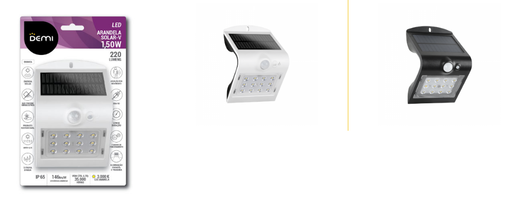 Arandela V - Energia Solar