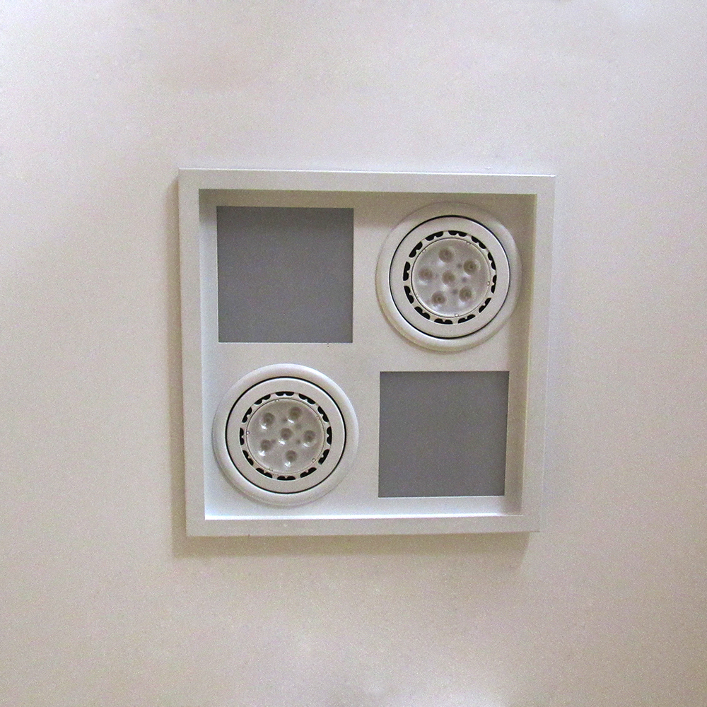 Luminária Mista com Iluminação Focada e Difusa