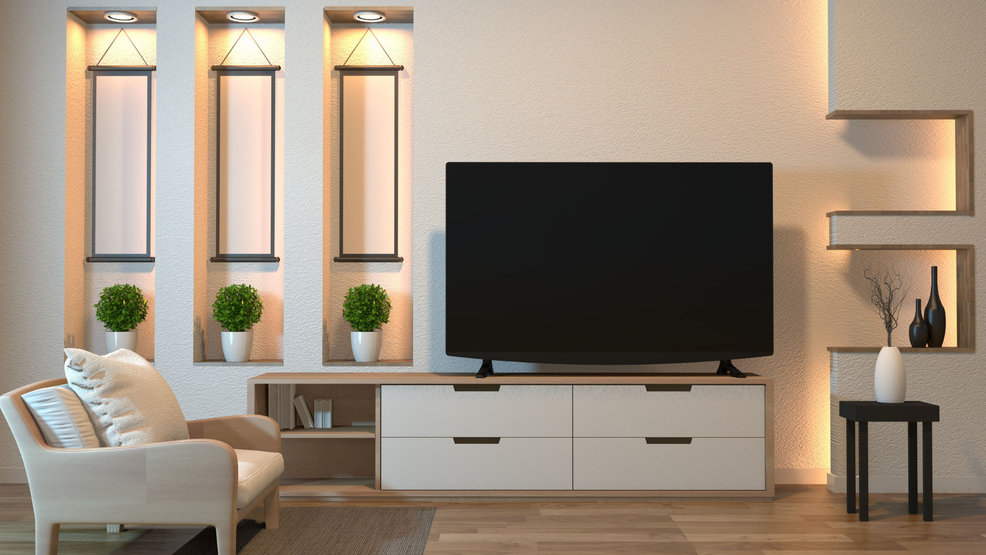 Iluminação Sala de TV