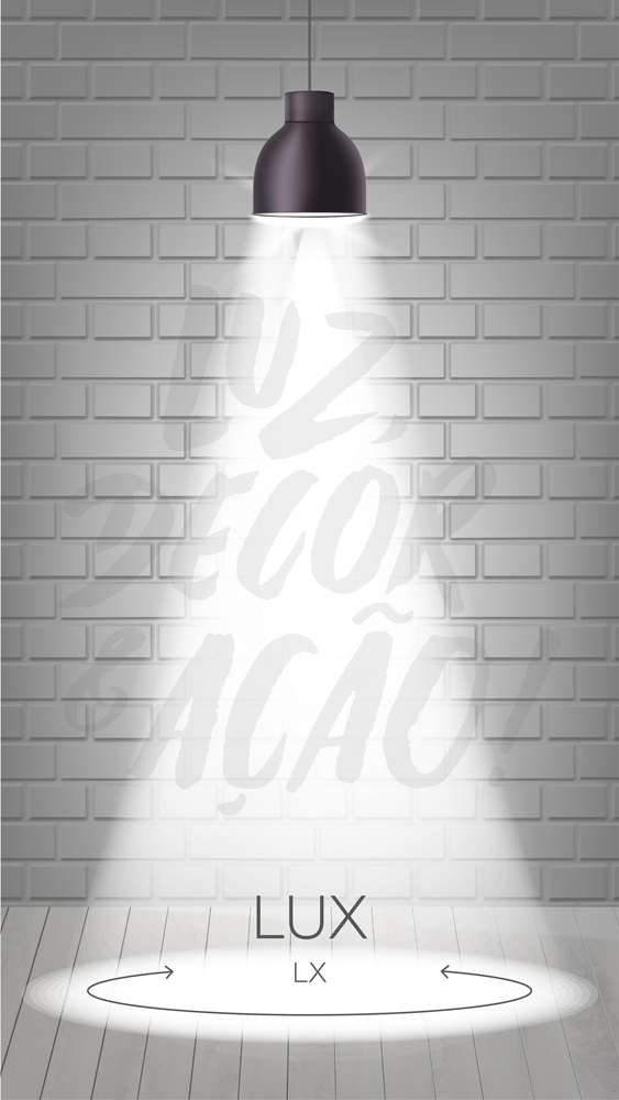 Demonstração de Fluxo Luminoso por Área - Lux