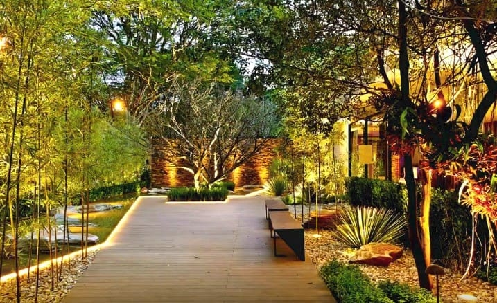 Iluminação em Jardim