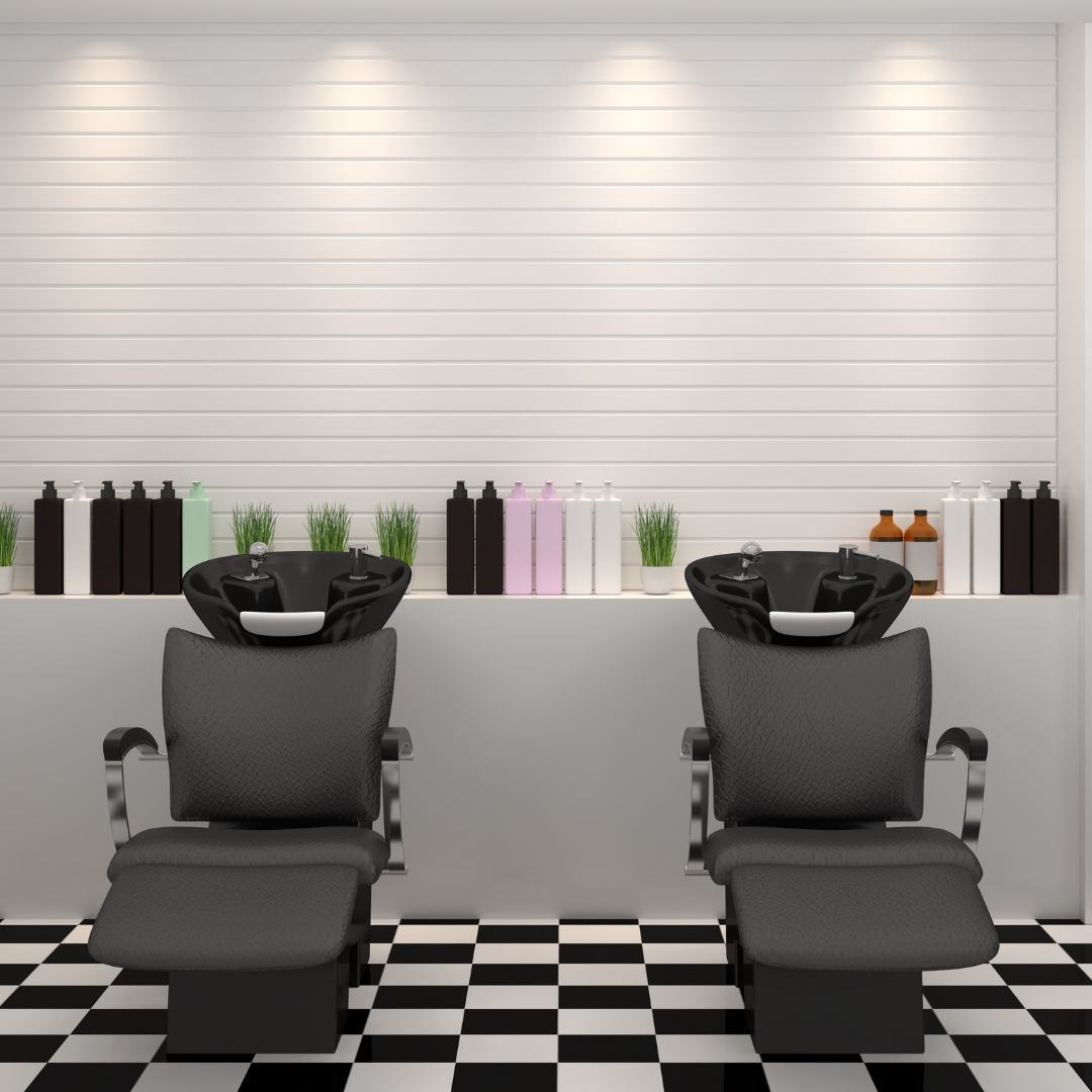 Iluminação para salão de beleza e barbearia