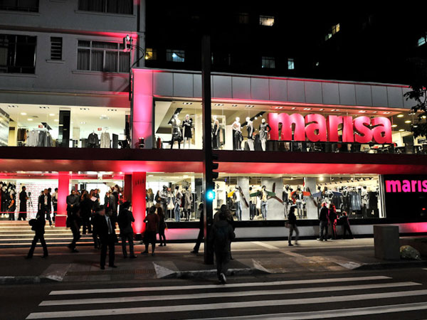 Luzes para vitrine de loja