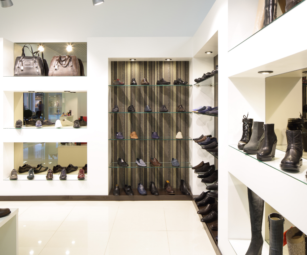 Luzes para vitrine de loja