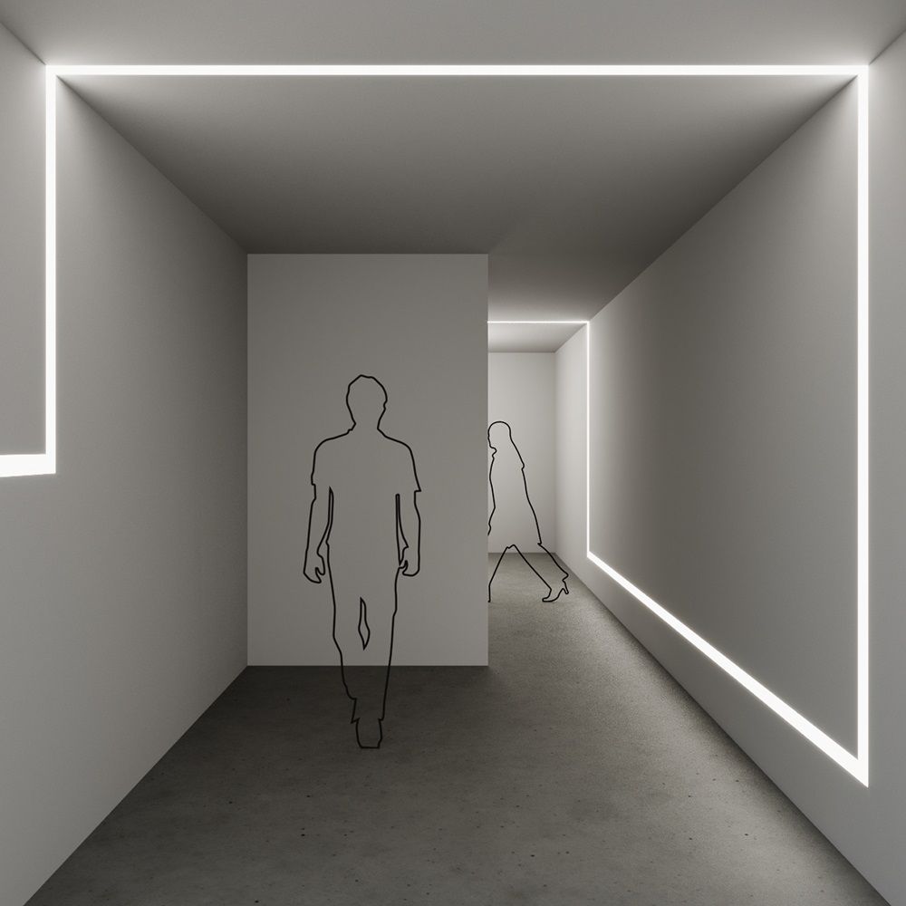 Perfil de LED de Embutir