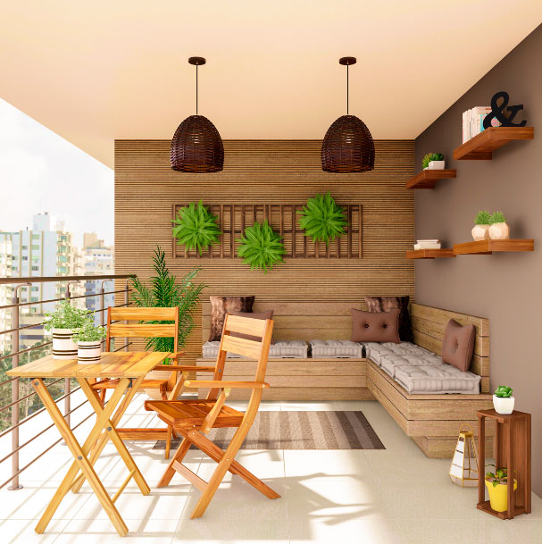 Iluminação de varanda gourmet