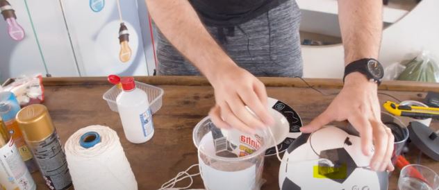 DIY - Luminária com Barbante