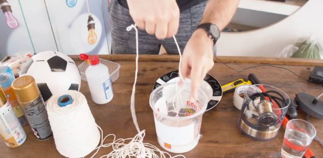 DIY - Luminária com Barbante
