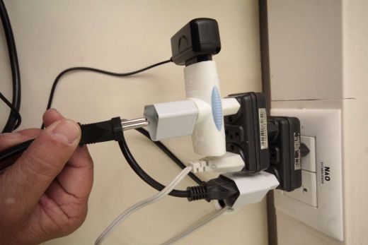 Dispositivos ligados na mesma tomada - Fonte S1