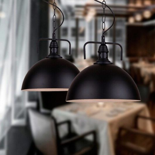 Pendente de ferro estilo industrial