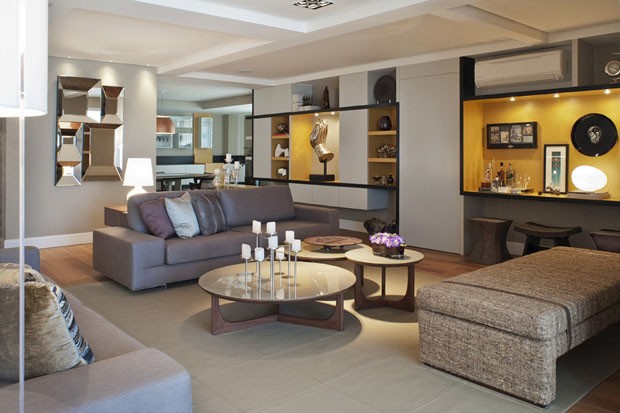Sala Contemporânea - Fonte: Casa Vogue