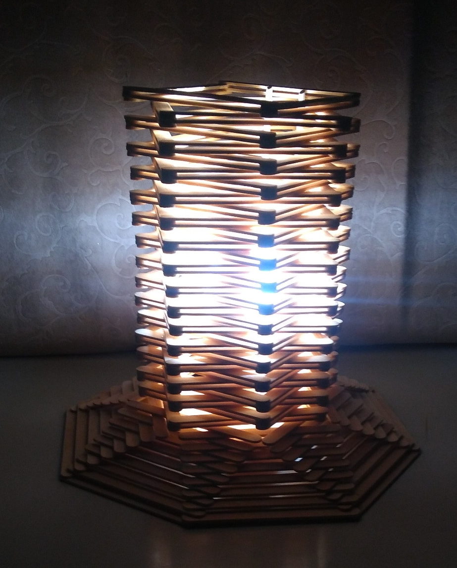 Lâmpada Palito em Luminária