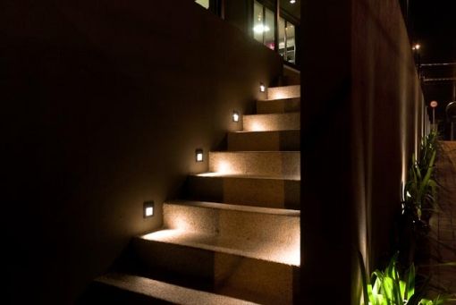 Iluminação de escadas - Fonte Pinterest