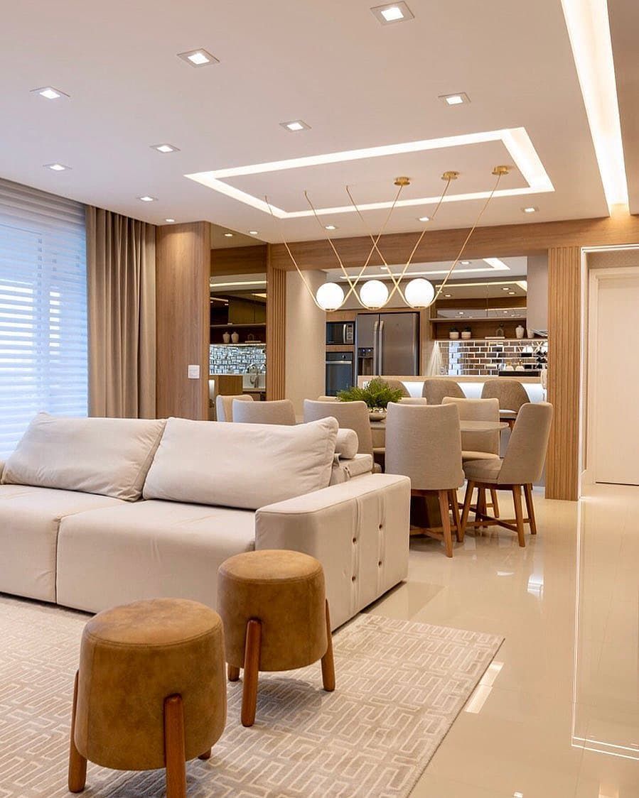 Iluminação para dividir espaços