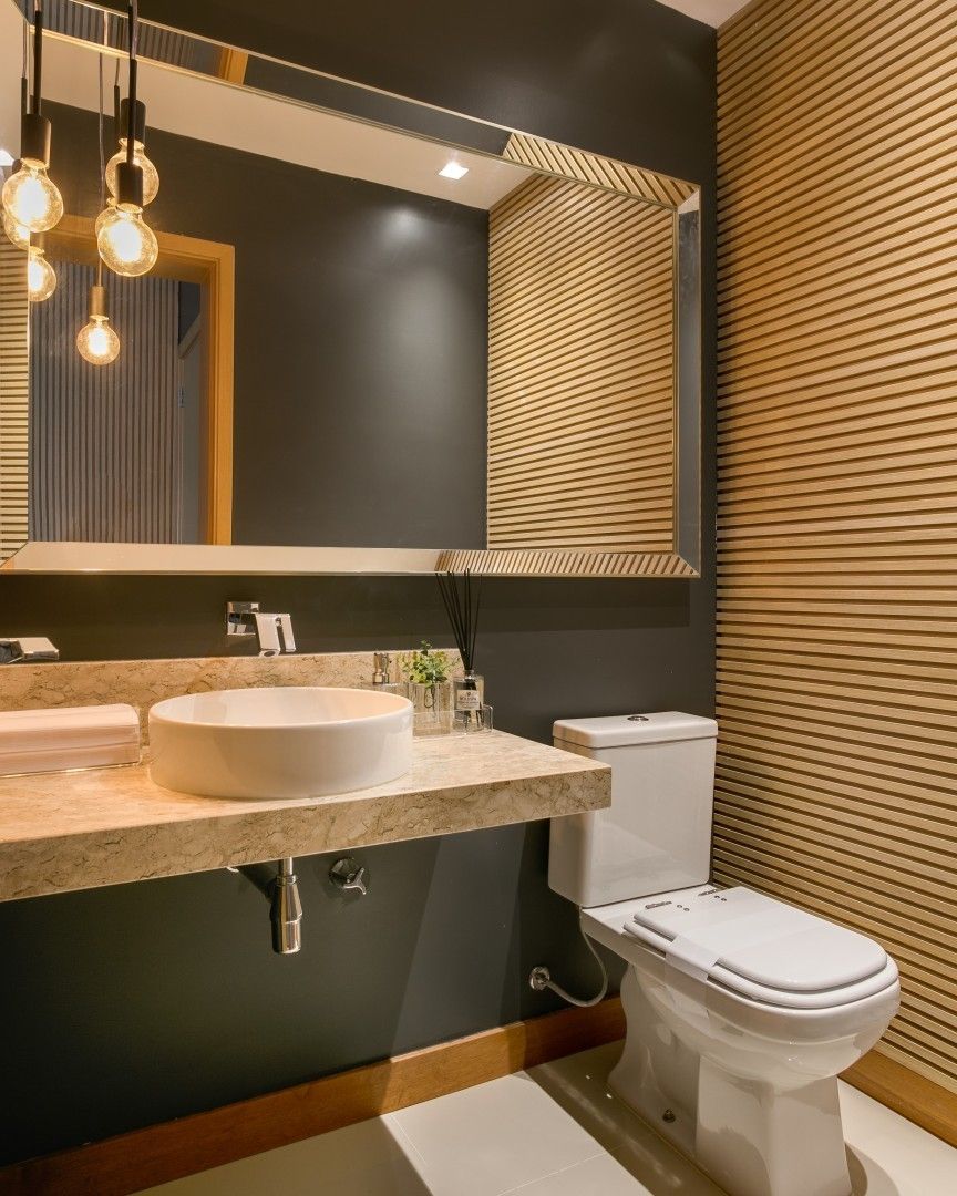 Iluminação de lavabos