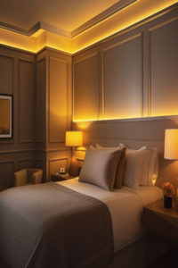 Ilustração quarto residencial - O segredo da iluminação de luxo