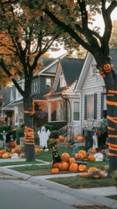 Rua Estados Unidos no Halloween