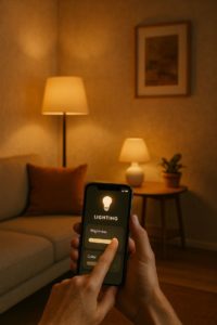 Controle de luz - Human Centric Lighting